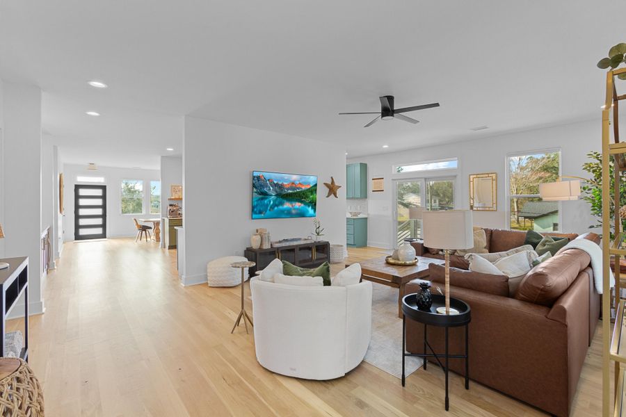 Furnished interior view inside a new home in , Charleston (Image 34).
