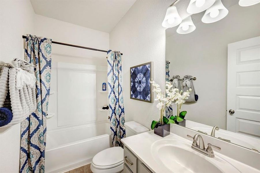 Furnished interior view inside a new home in , Crowley (Image 10).