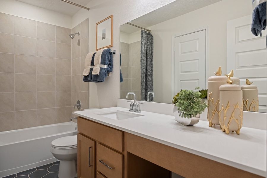 Representative furnished interior of a home built from the 1548 Modeled by KB Home in Grace Landing, Willis (Image 9). Representative furnished interior of a home built from the 1548 Modeled by KB Home in Grace Landing, Willis (Image 9).