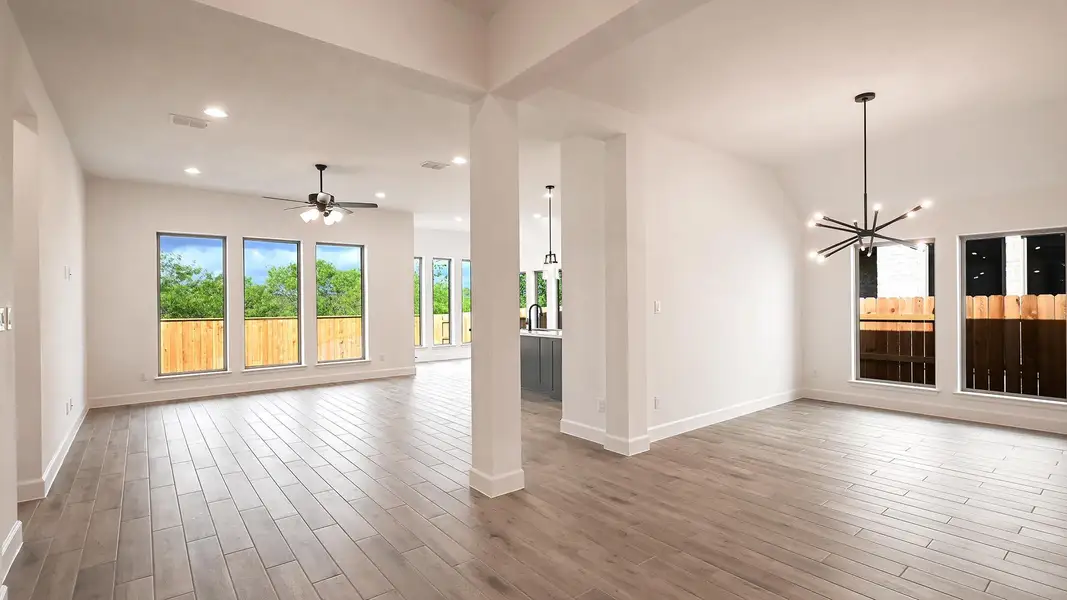 Spacious, unfurnished interior of a new home in Crosswinds, Kyle (Image 12). Spacious, unfurnished interior of a new home in Crosswinds, Kyle (Image 12).