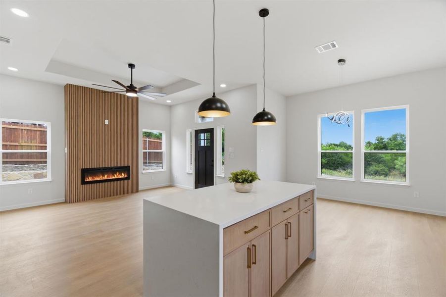Furnished interior view inside a new home in , Granbury (Image 7).