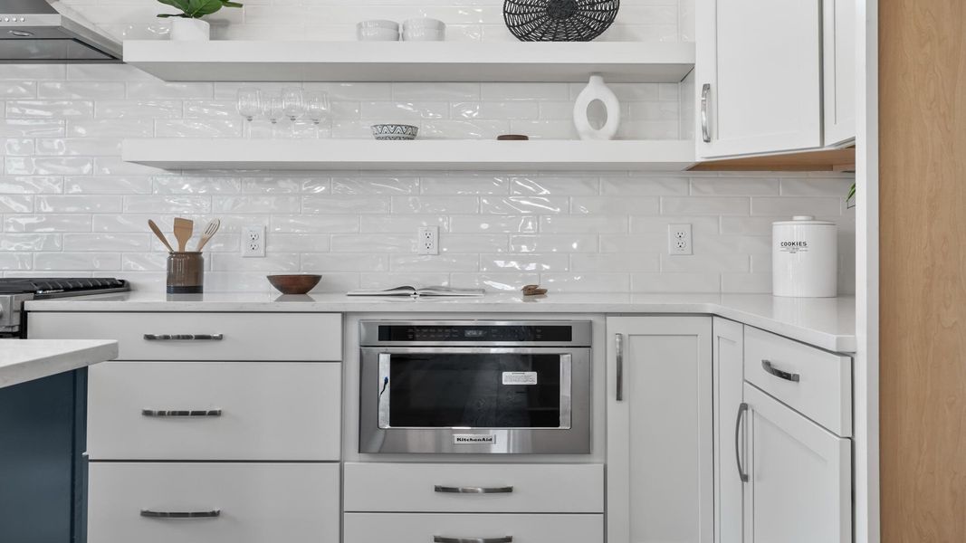 Close-up of interior finishes inside a home in Grants Court, Charleston (Image 19).