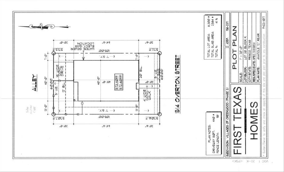 Plot Plan