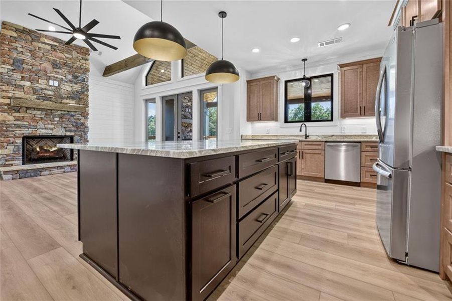Furnished interior view inside a new home in , Morganton (Image 10).