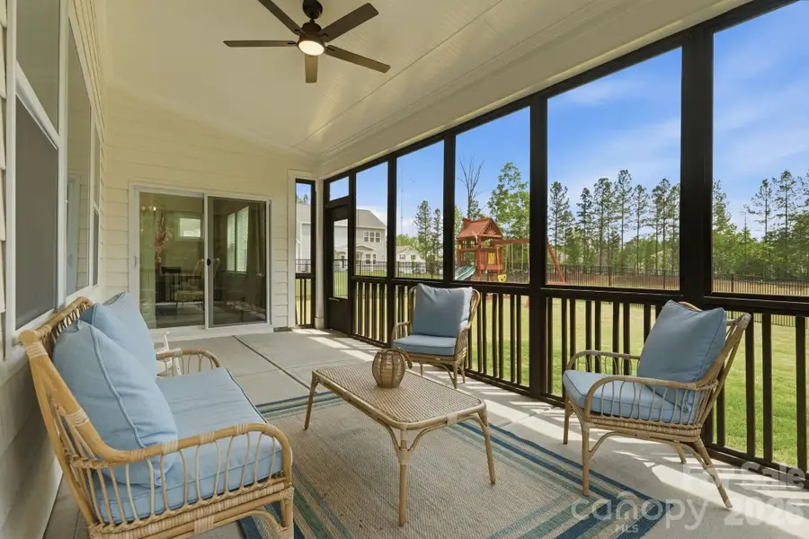 Exterior details and patio area of a home in , Charlotte (Image 3).