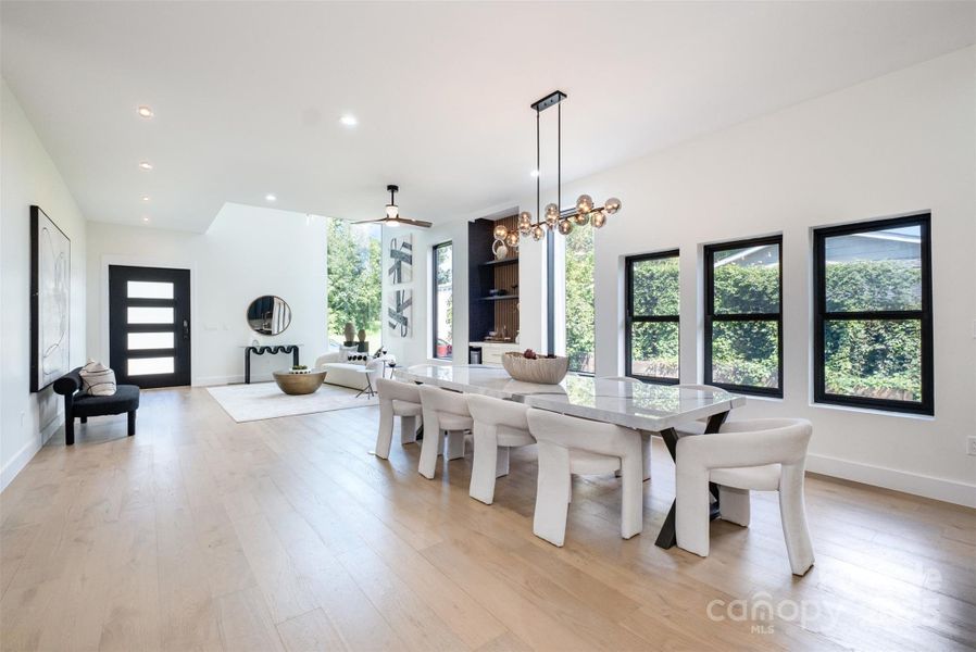 Furnished interior view inside a new home in , Charlotte (Image 27).