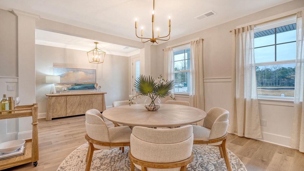 Furnished interior view inside a new home in Sheep Island, Summerville (Image 11).