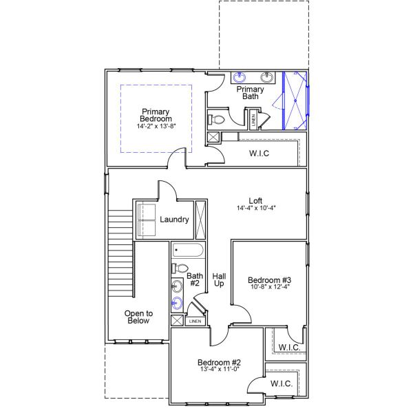 2D floor plan layout of this home in Sweetbrier, Durham, NC (Image 3). 2D floor plan layout of this home in Sweetbrier, Durham, NC (Image 3).