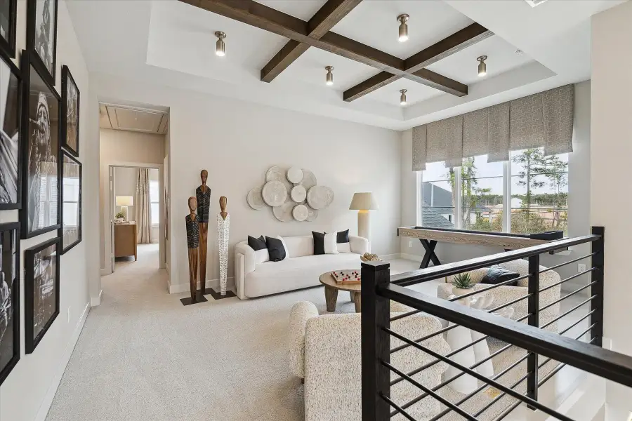 Furnished interior view inside a new home in ARTAVIA®, Conroe (Image 36).