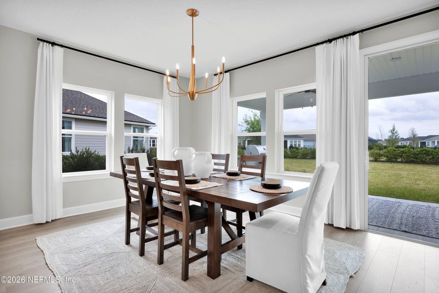 Furnished interior view inside a new home in , St. Augustine (Image 13).