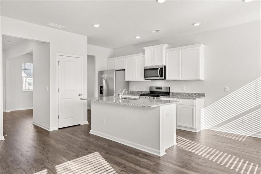 Furnished interior view inside a new home in , Winder (Image 6).