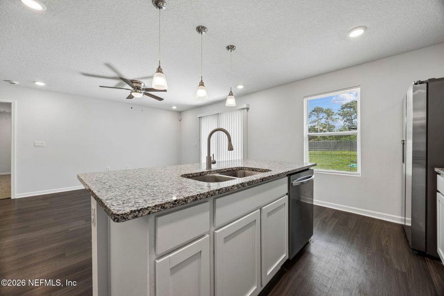 Furnished interior view inside a new home in , Jacksonville (Image 8). Furnished interior view inside a new home in , Jacksonville (Image 8).