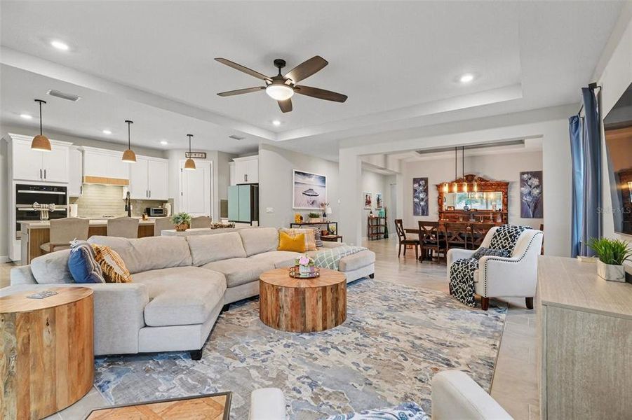 Furnished interior view inside a new home in Willow Reserve, Lutz (Image 14).