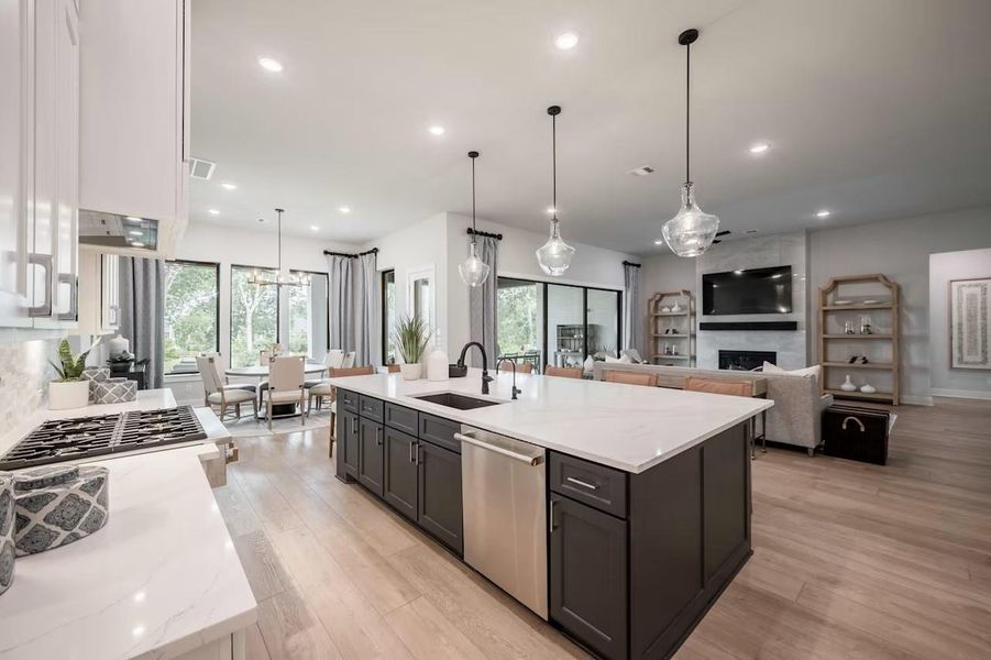 Furnished interior view inside a new home in The Estates at James Lane, Fulshear (Image 6).