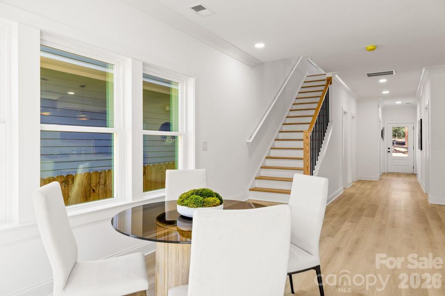 Furnished interior view inside a new home in , Charlotte (Image 19). Furnished interior view inside a new home in , Charlotte (Image 19).