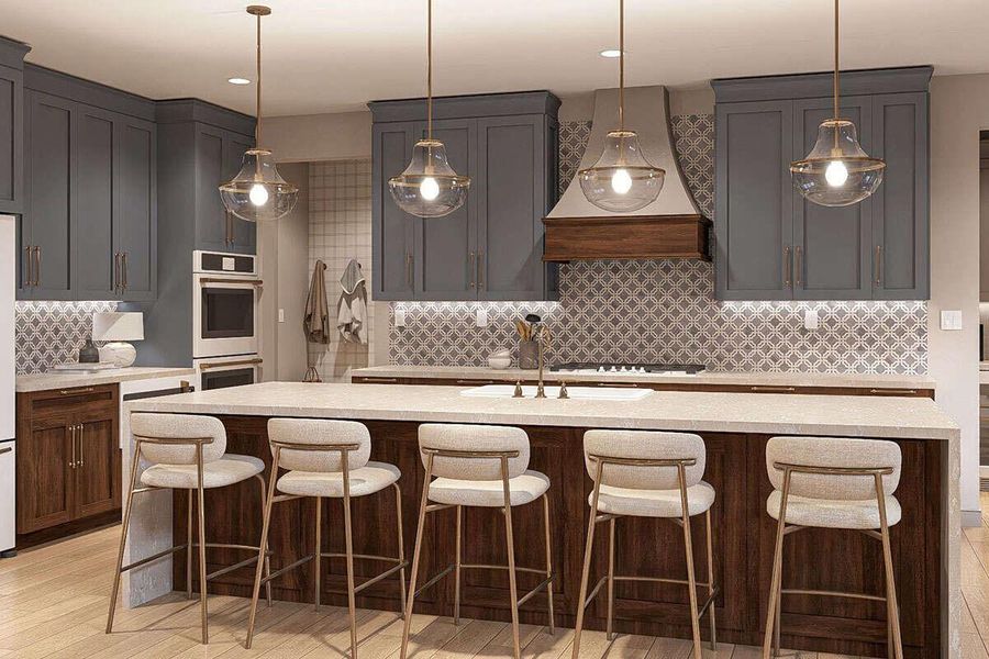 Furnished interior view inside a new home in , Tomball (Image 7).