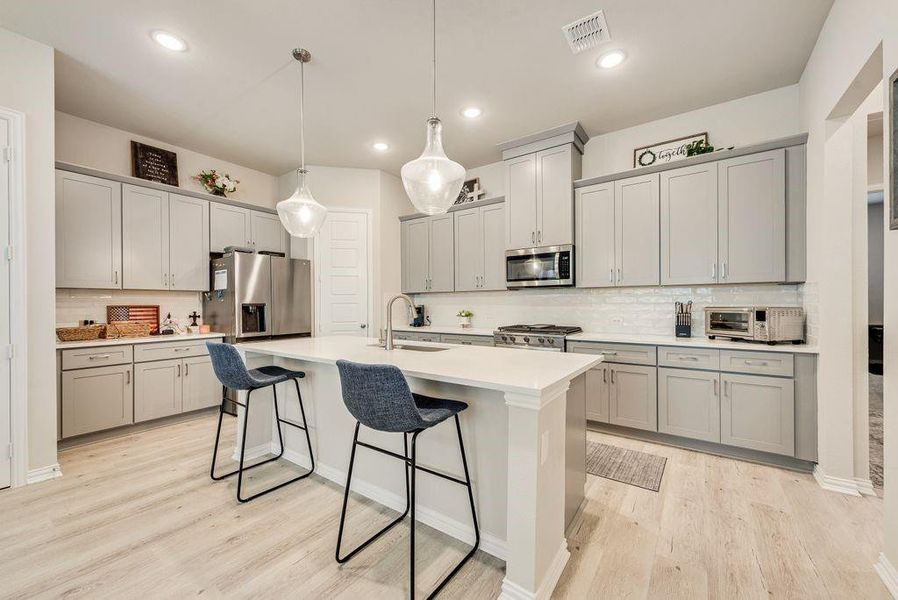 Furnished interior view inside a new home in , Flower Mound (Image 10).