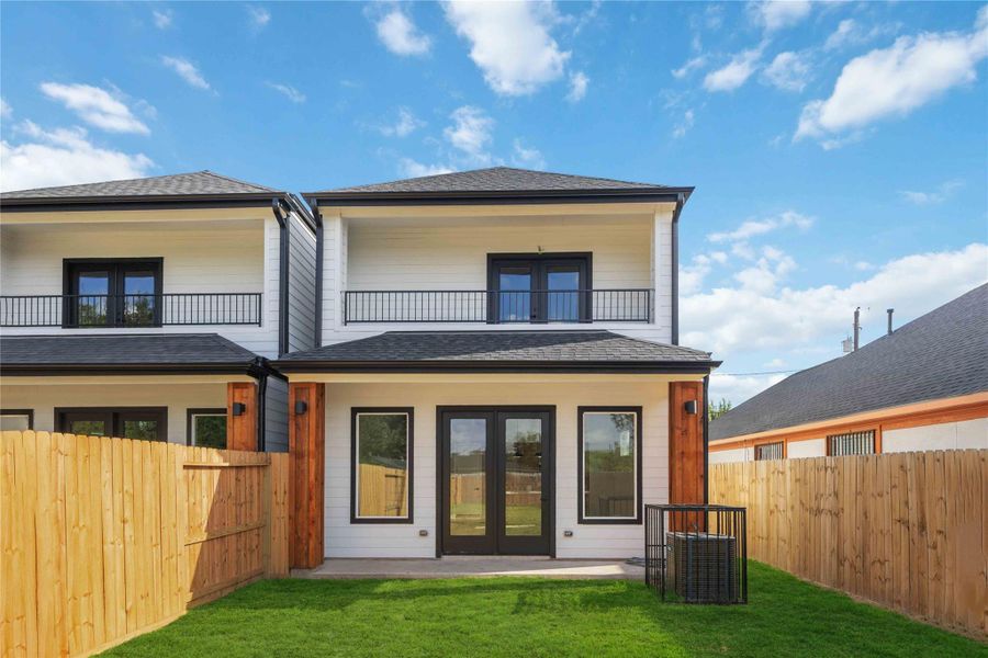 Front exterior of a new home in , Houston, TX, highlighting curb appeal (Image 17). Front exterior of a new home in , Houston, TX, highlighting curb appeal (Image 17).