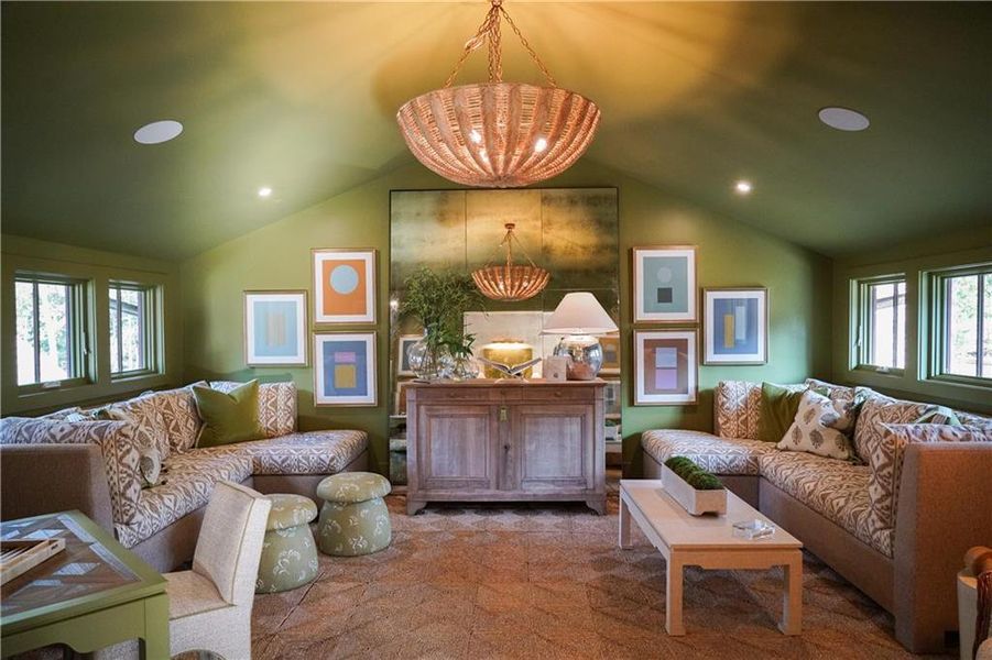 Furnished interior view inside a new home in , Chattahoochee Hills (Image 15). Furnished interior view inside a new home in , Chattahoochee Hills (Image 15).