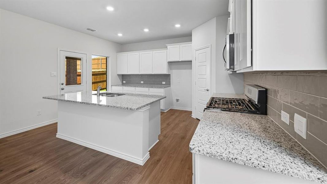 Furnished interior view inside a new home in Silverado, Aubrey (Image 9).
