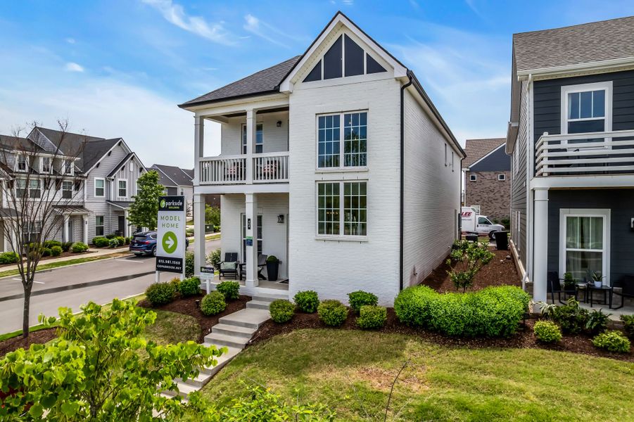Representative exterior photo of a completed home built from the Emery by Parkside Builders in Anderson Park, Hendersonville, TN (Image 25).