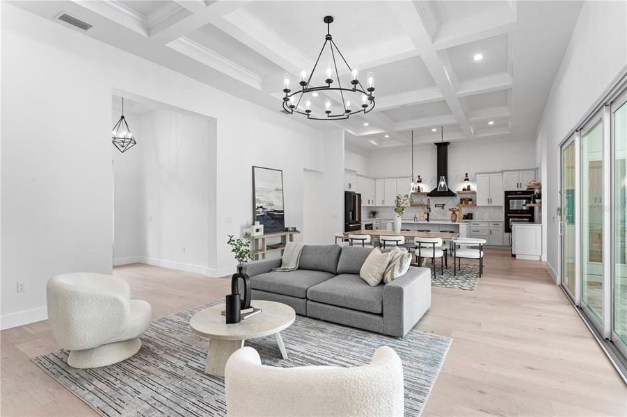 Furnished interior view inside a new home in , Sarasota (Image 9).