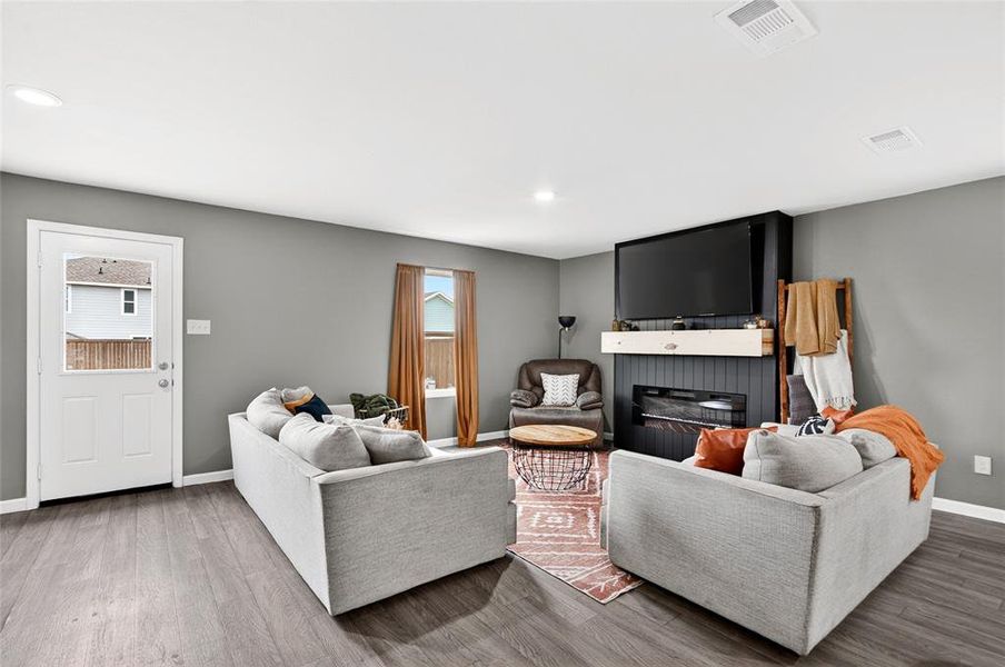 Furnished interior view inside a new home in Villages of Mayfield, Cleburne (Image 12).