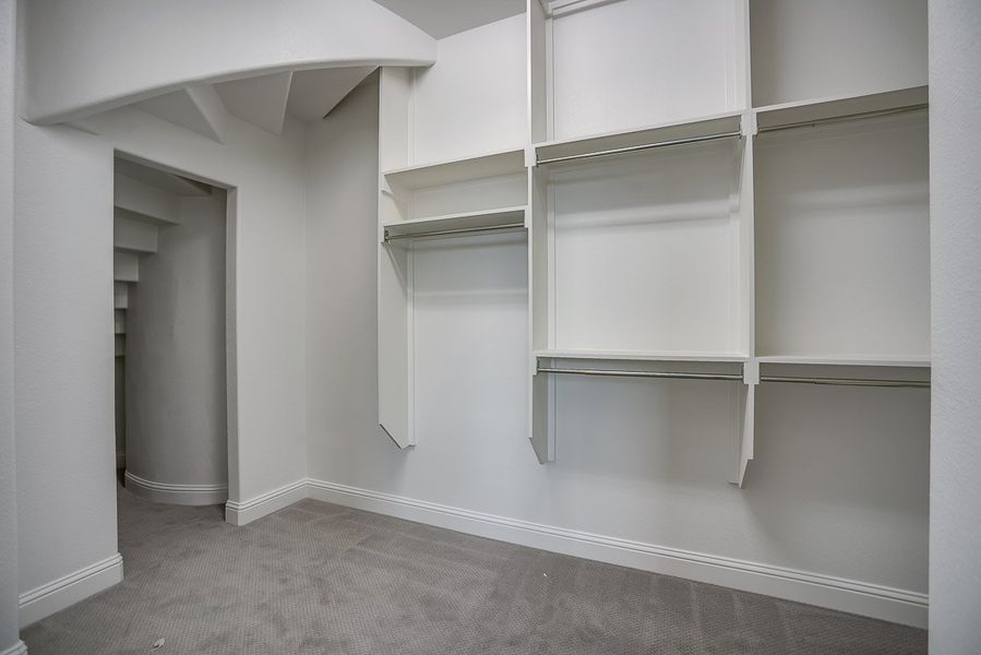 Plan 1692 Primary Closet Representative Image