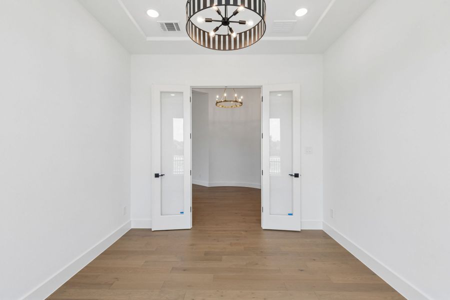 Spacious, unfurnished interior of a new home in The Parks at Wilson Creek, Celina (Image 22). Spacious, unfurnished interior of a new home in The Parks at Wilson Creek, Celina (Image 22).
