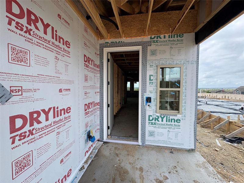 In-progress construction of a new home in Cannon Ranch, Dripping Springs, TX (Image 20).