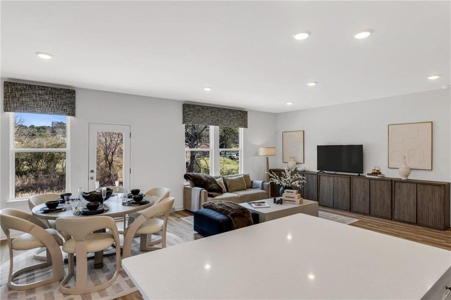 Furnished interior view inside a new home in Three Rivers, Rome (Image 14).