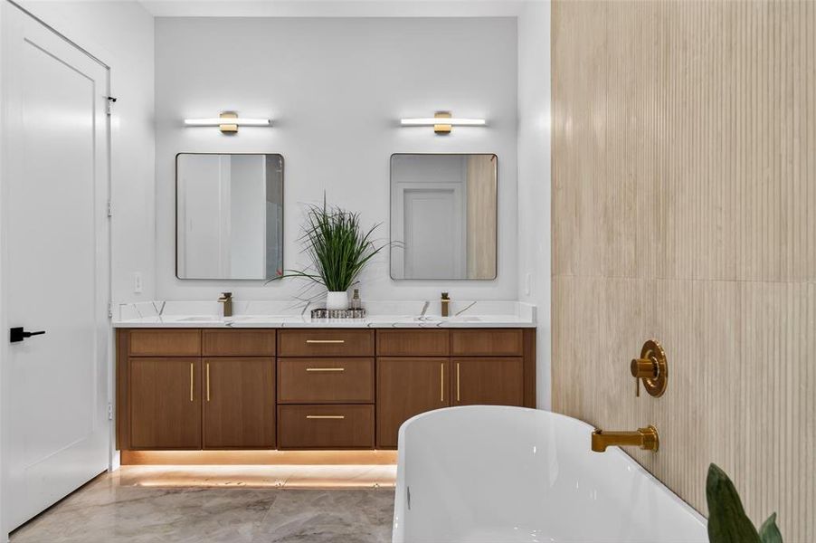 Furnished interior view inside a new home in , Forney (Image 29).