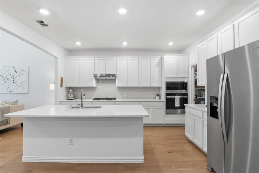 Furnished interior view inside a new home in Whitewing Trails, Princeton (Image 17).