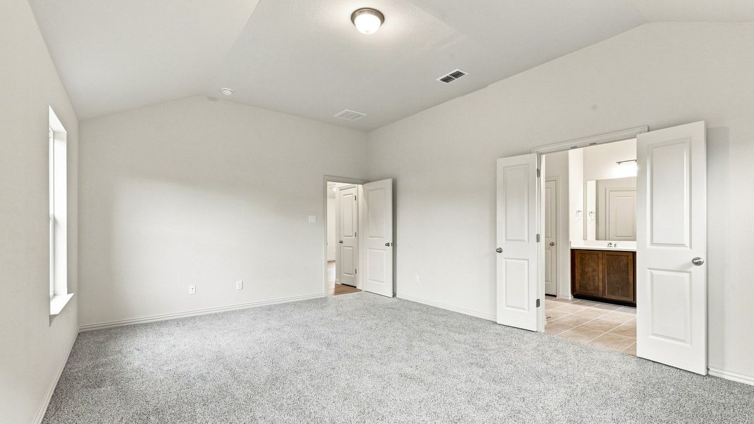 Furnished interior view inside a new home in The Oaks, Red Oak (Image 32). Furnished interior view inside a new home in The Oaks, Red Oak (Image 32).