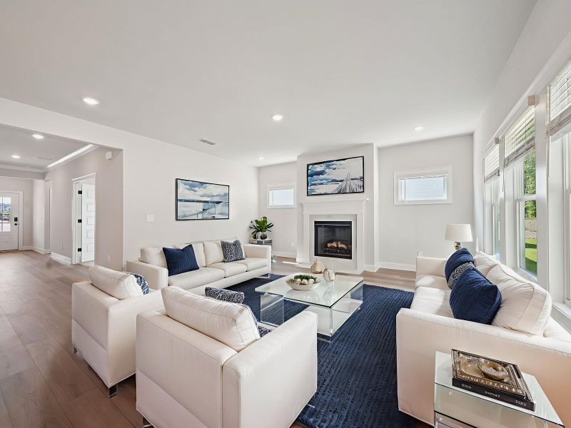 Furnished interior view inside a new home in Martin Springs - Estate Series, Lawrenceville (Image 3).