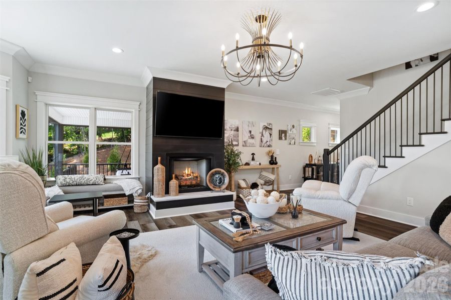 Furnished interior view inside a new home in , Troy (Image 8).