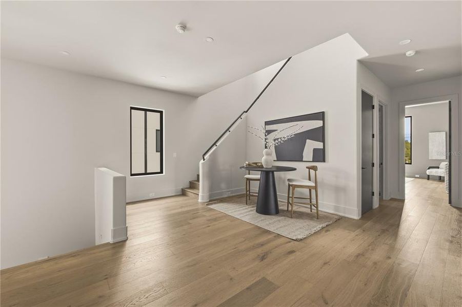 Furnished interior view inside a new home in , Tampa (Image 13). Furnished interior view inside a new home in , Tampa (Image 13).