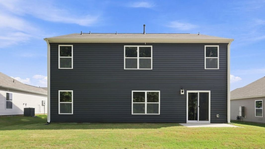 Exterior details and patio area of a home in Bentley Park, Greenwood (Image 20).