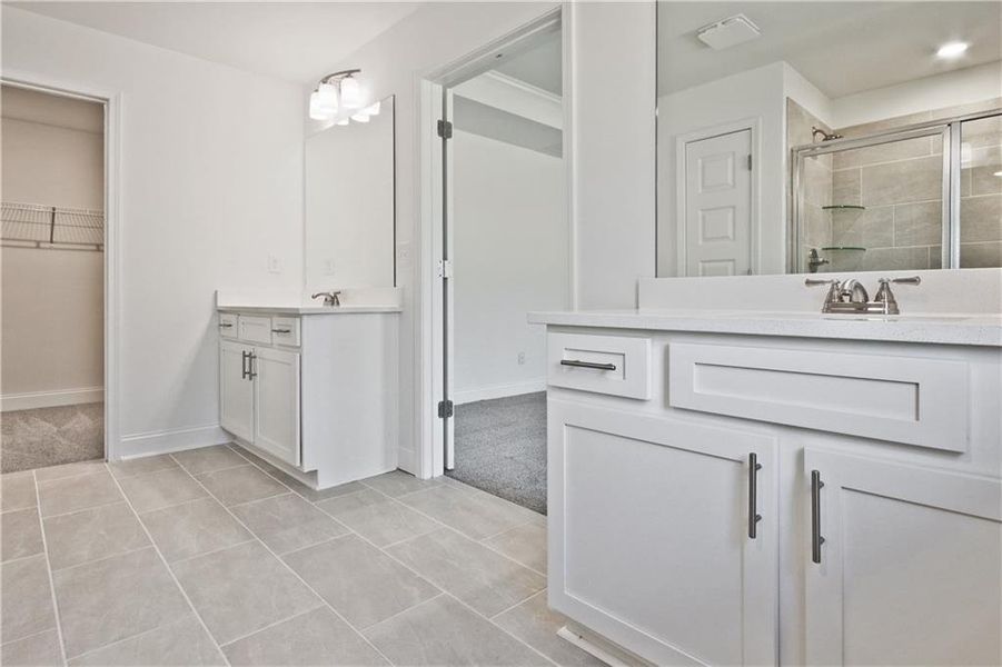 Furnished interior view inside a new home in Clark Farms, Flowery Branch (Image 10). Furnished interior view inside a new home in Clark Farms, Flowery Branch (Image 10).