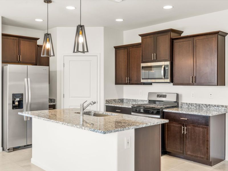 Furnished interior view inside a new home in Valencia Crossing, Tucson (Image 2). Furnished interior view inside a new home in Valencia Crossing, Tucson (Image 2).