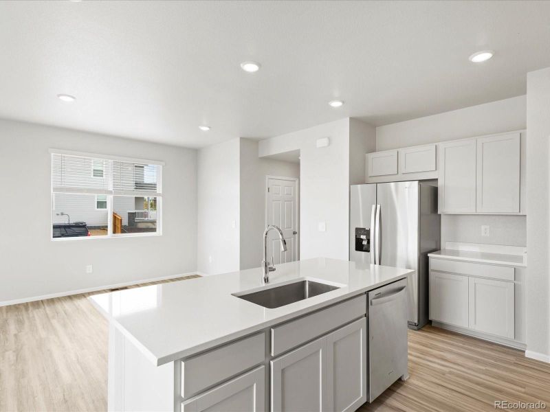 Furnished interior view inside a new home in Lake Bluff, Greeley (Image 7). Furnished interior view inside a new home in Lake Bluff, Greeley (Image 7).