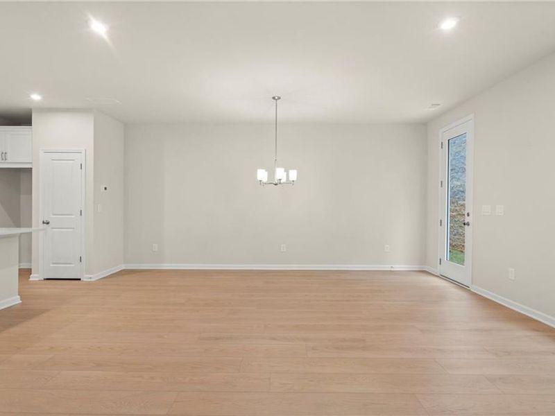 Spacious, unfurnished interior of a new home in The Village at Shallowford, Kennesaw (Image 24).