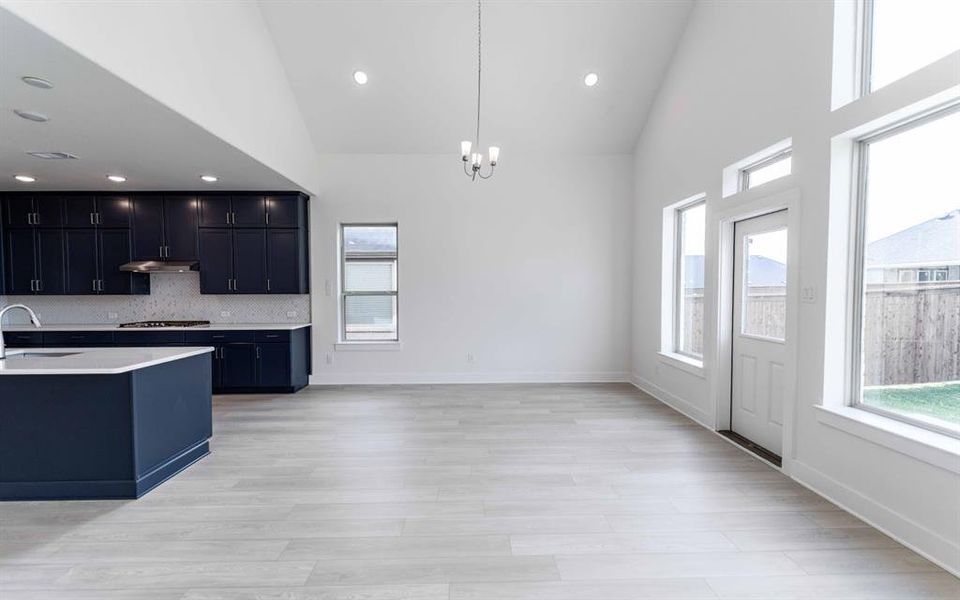 Furnished interior view inside a new home in La Terra, Celina (Image 7). Furnished interior view inside a new home in La Terra, Celina (Image 7).