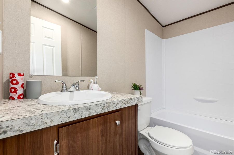 Furnished interior view inside a new home in , Colorado Springs (Image 10).