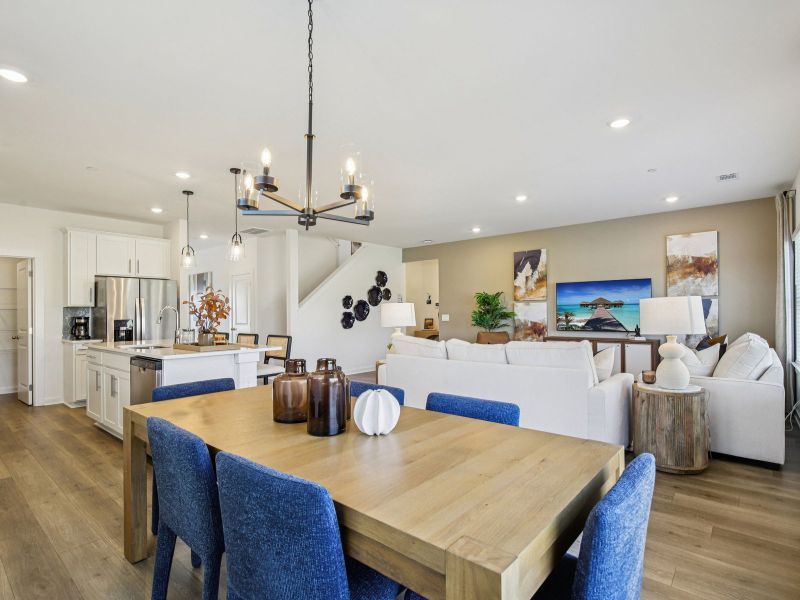 Furnished interior view inside a new home in Greystone - Legacy Series, Smyrna (Image 4).