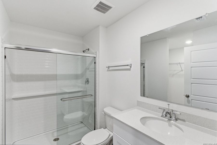 Furnished interior view inside a new home in Vista Real, Converse (Image 11).