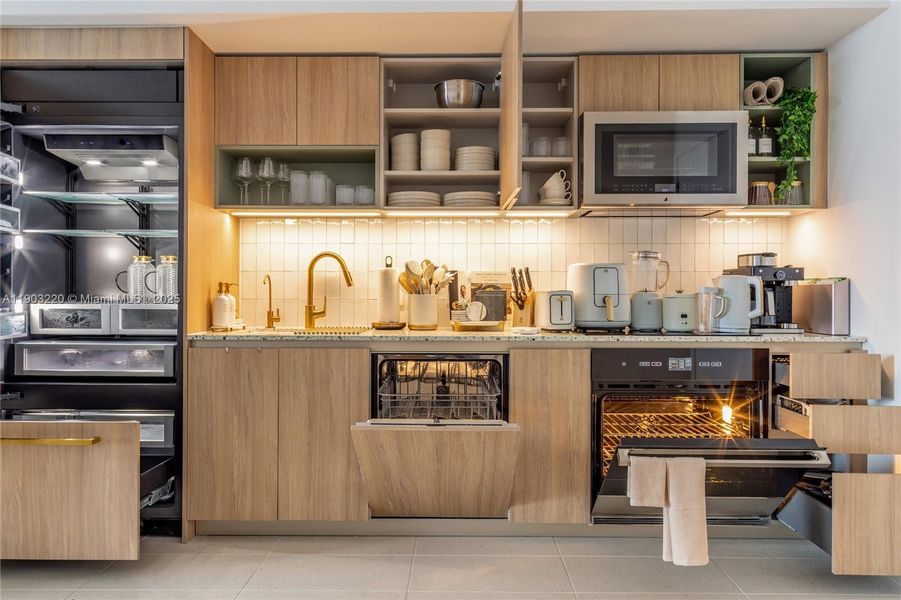 Close-up of interior finishes inside a home in , Miami (Image 56).