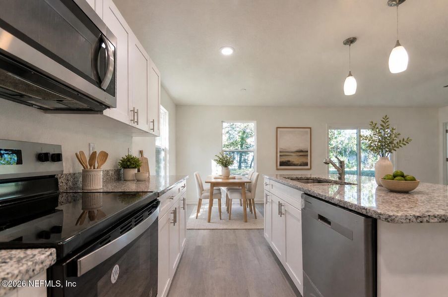Furnished interior view inside a new home in , Jacksonville (Image 6).