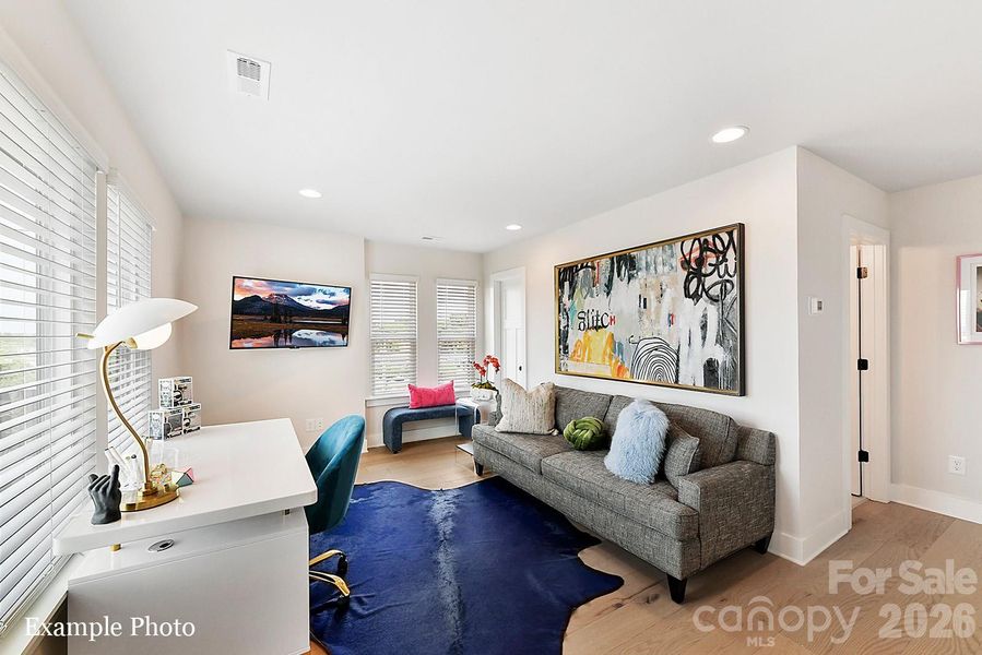 Furnished interior view inside a new home in North End Terraces, Charlotte (Image 7).