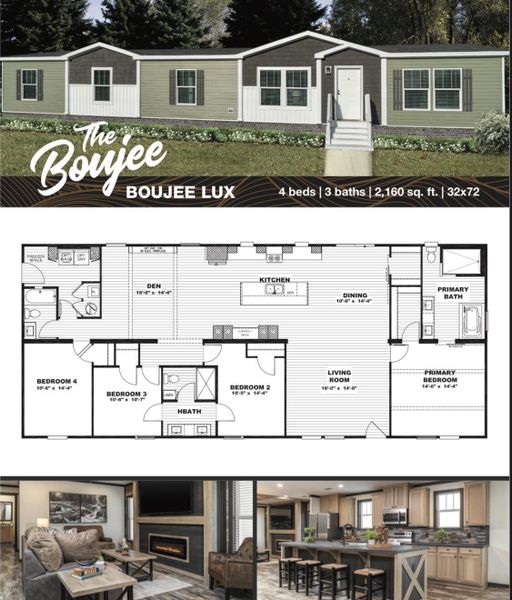 2D floor plan layout of this home in , Ridgeville, SC (Image 3).